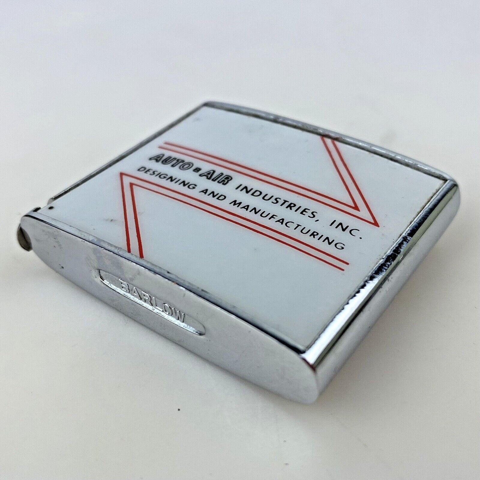 BARLOW TAPE MEASURE AUTO AIR INDUSTRIES DESIGNING MANUFACTURING Advertising Vtg