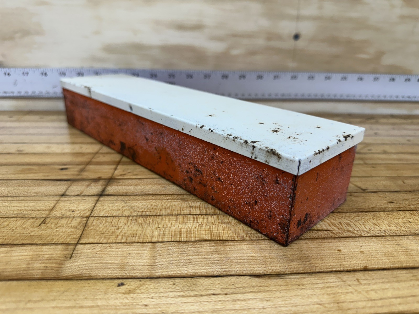 J. H. Williams Metal Tool Box Made In USA 12 1/2″ x 3” x 2”