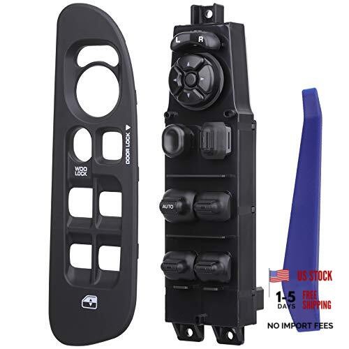 Master Power Window Switch and Bezel 56049805AB – Compatible Driver Side Black