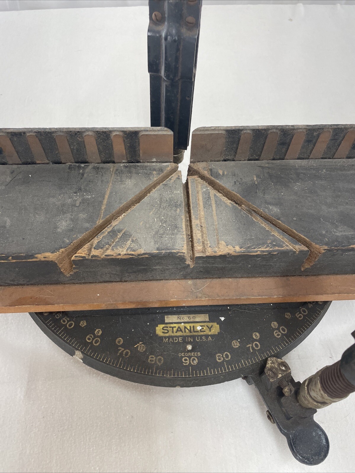 Vintage STANLEY No. 60 Miter Saw Box Superior Warranted Mitre