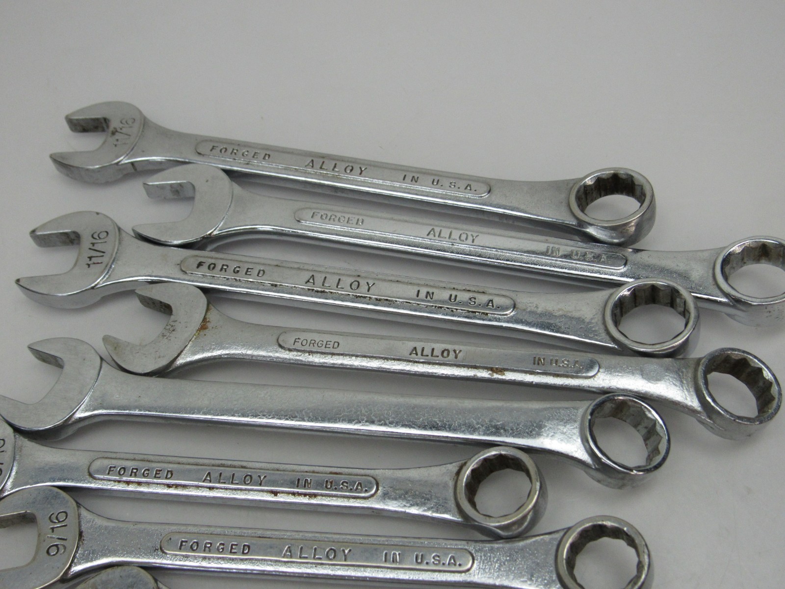 18 Vintage SK Tools Wrench Lot Mixed Combination Open Box Wayne SAE Metric