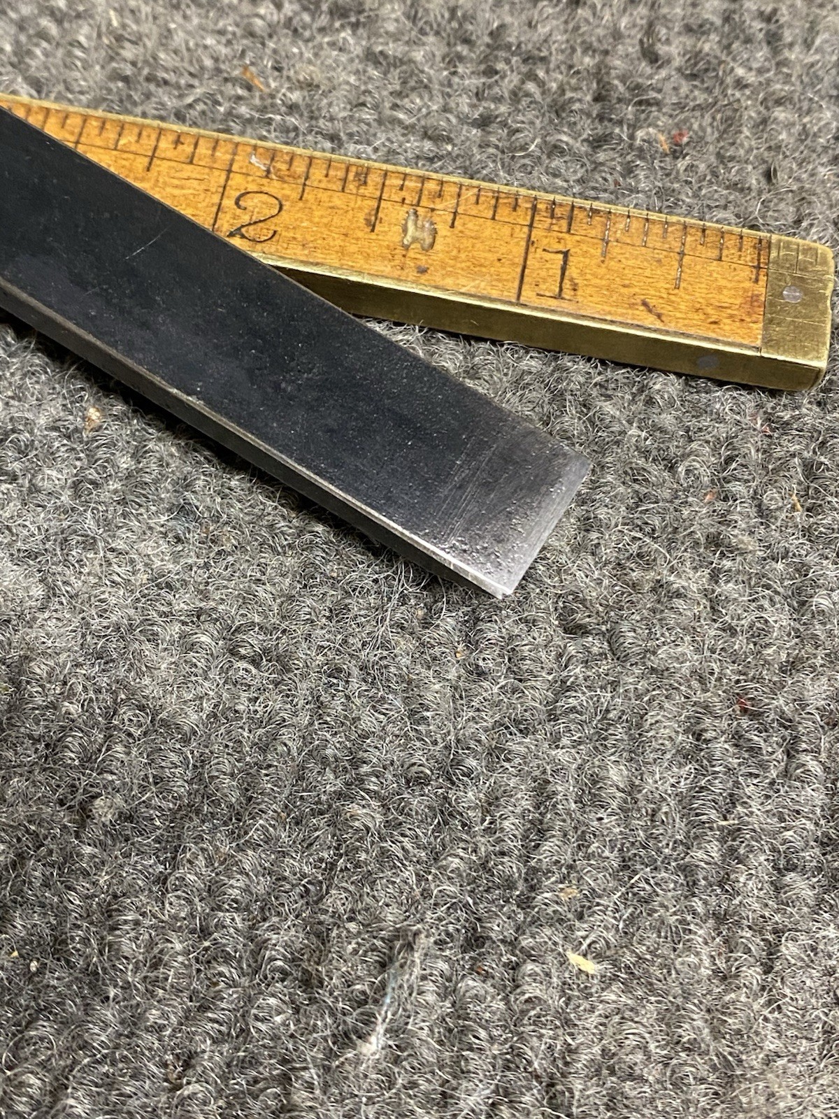 Vintage Shapleigh’s Diamond Edge 9/16” Blue Steel Firming Chisel Ready For Work