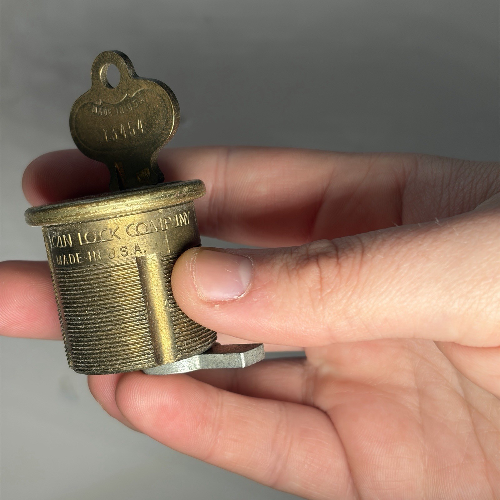 Vintage Lock Cylinder Lot of 5 with Keys Lockwood American Lock Company HUD