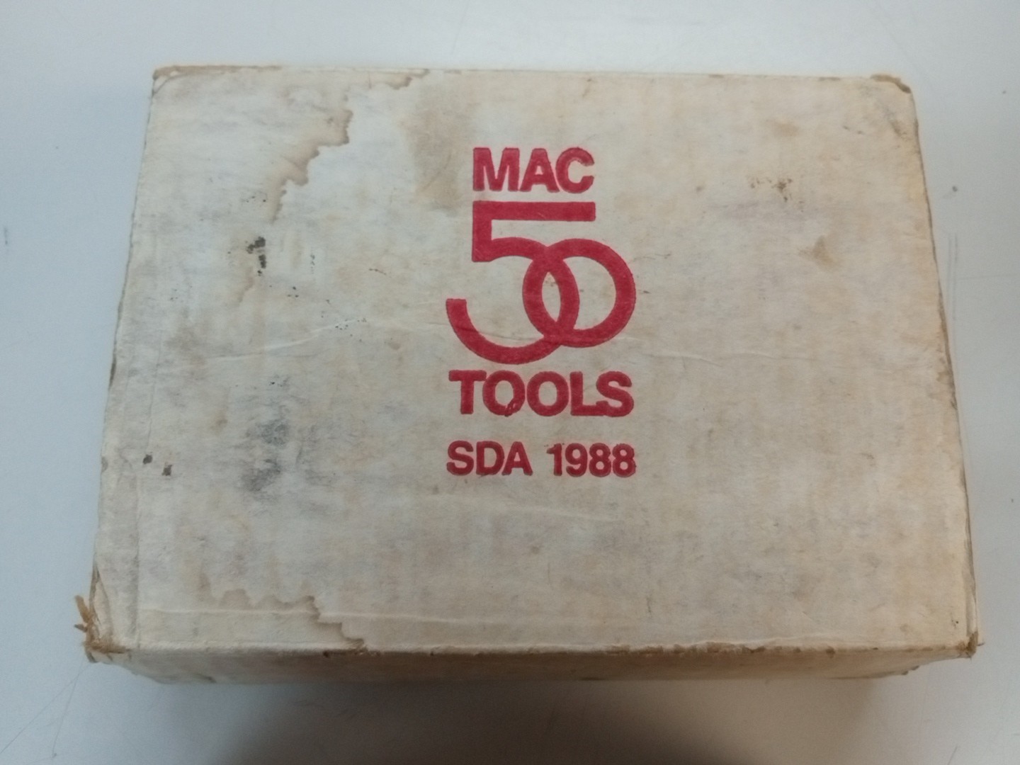 MAC TOOLS GOLD PLATED COLLECTORS 50TH ANNIVERSARY CLUB 1988 SDA WRENCH SET