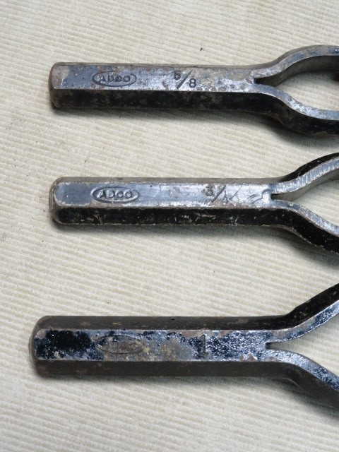 Arch Punch Lot 5/8 * 3/4 & 1″ all Adco Round Hole for Leather Paper Gasket ‘3L’