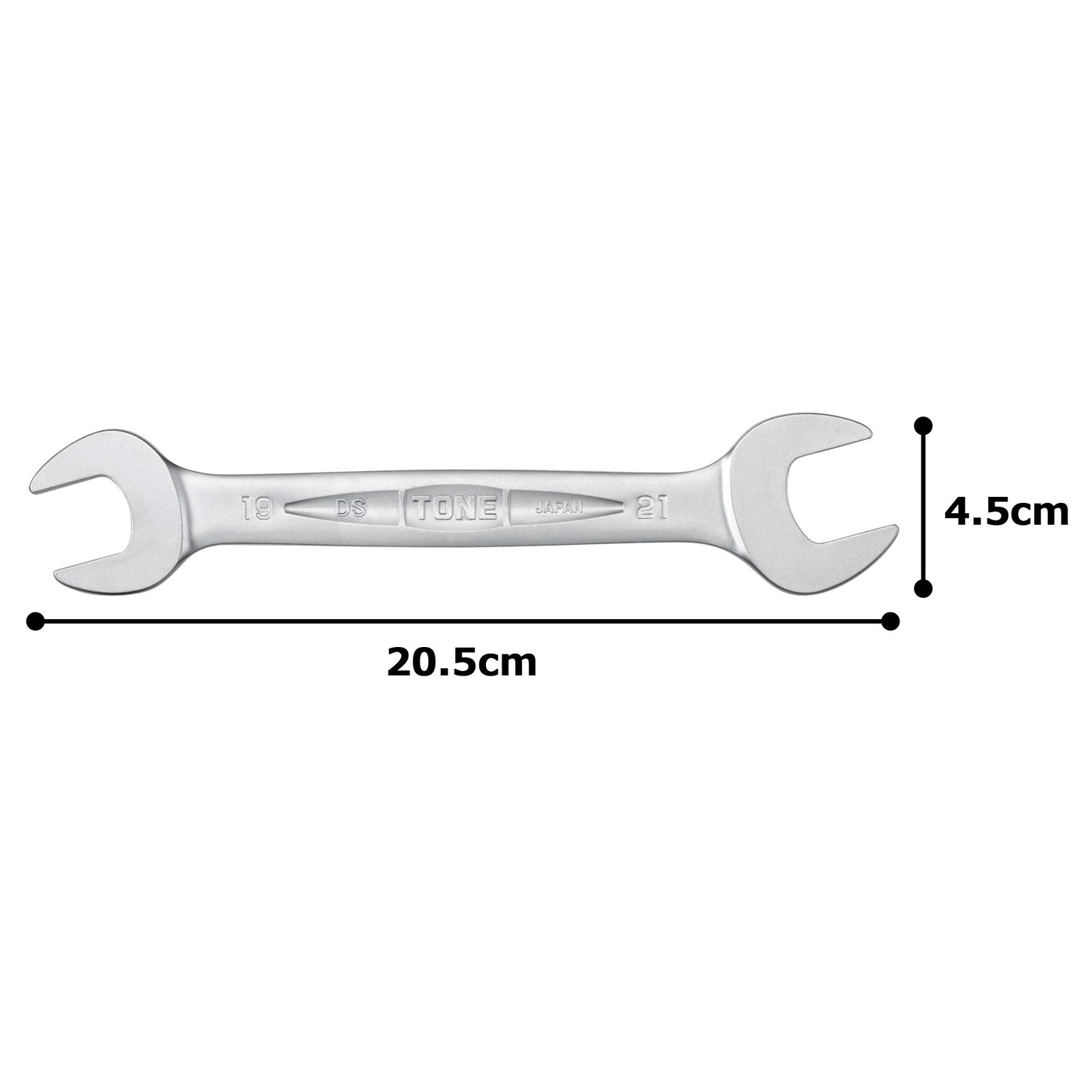 TONE Spanner DS-1921, Width across flats 19 x 21 mm