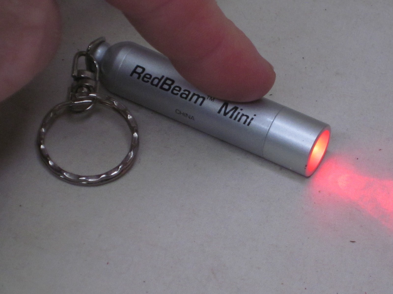ORION RedBeam Mini red beam flashlight light lamp keychain key chain FOB