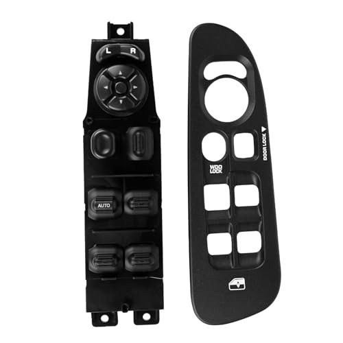 Power Window Switch with Black Bezel for 2002-2010 Dodge Ram 1500 2500 3500,