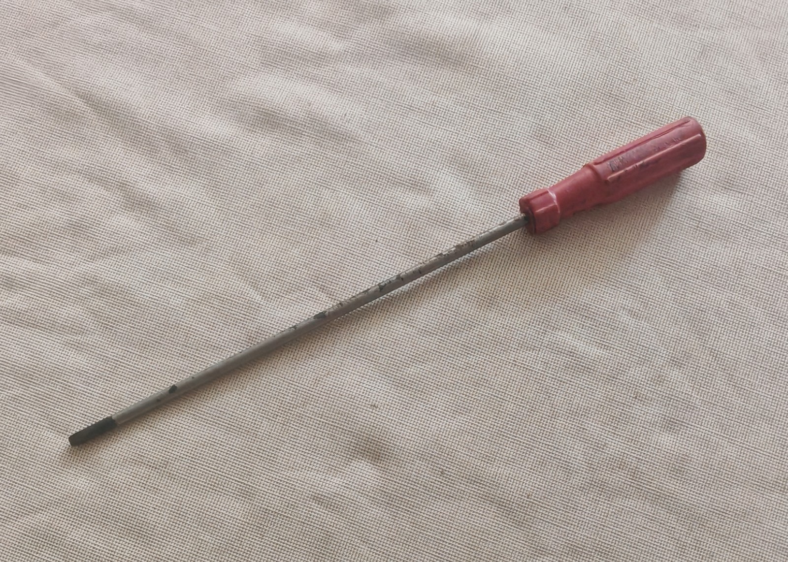 Vintage Steadfast Flat Head Screwdriver 27cm Long Reach Slotted Hand Tool