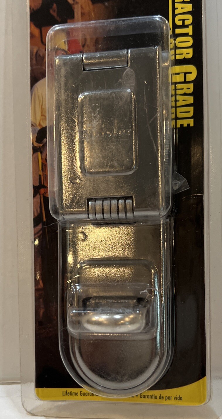 Master Lock #720DPF 6-1/4″ Single Hinge Hasp Master Lock Co