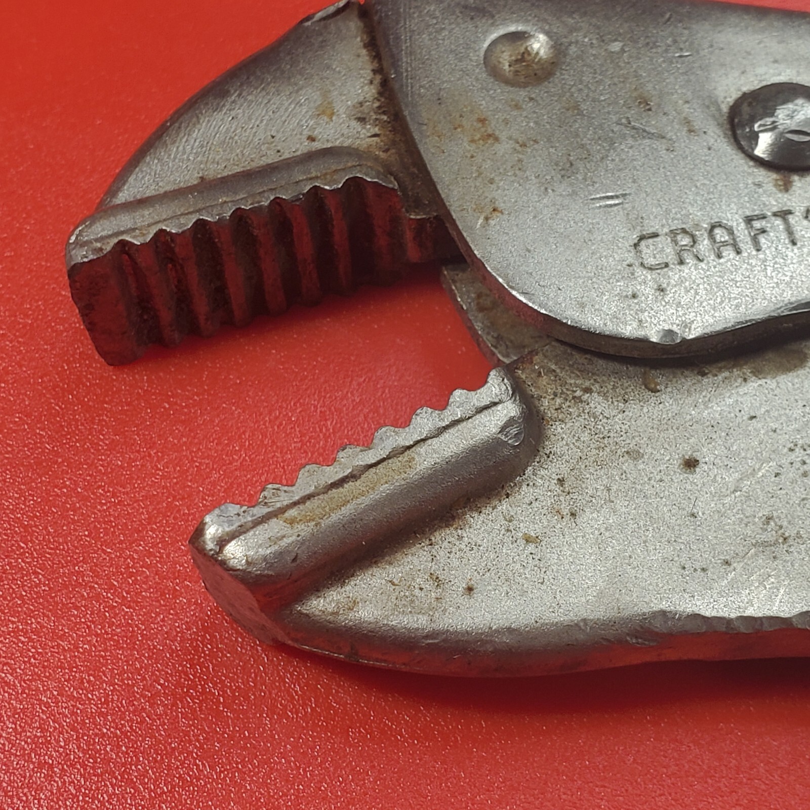Craftsman 9″ Vice Grip Type Locking Pliers Made In USA Vintage