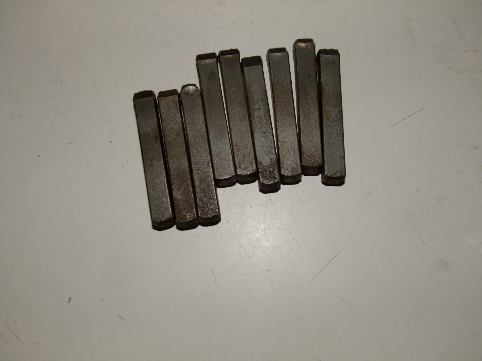 Ace 1/4″ Steel Number Stamp Punches Hanson Set of 9 Machinist
