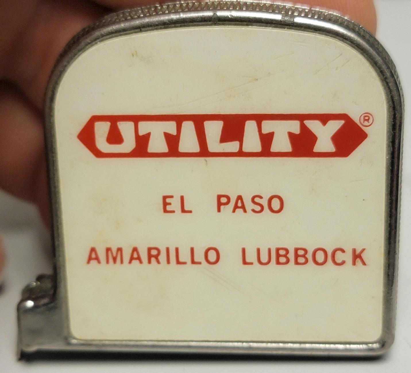 VTG Utility 10FT Pocket Tape Measure Made In USA El Paso Amerillo Lubbock