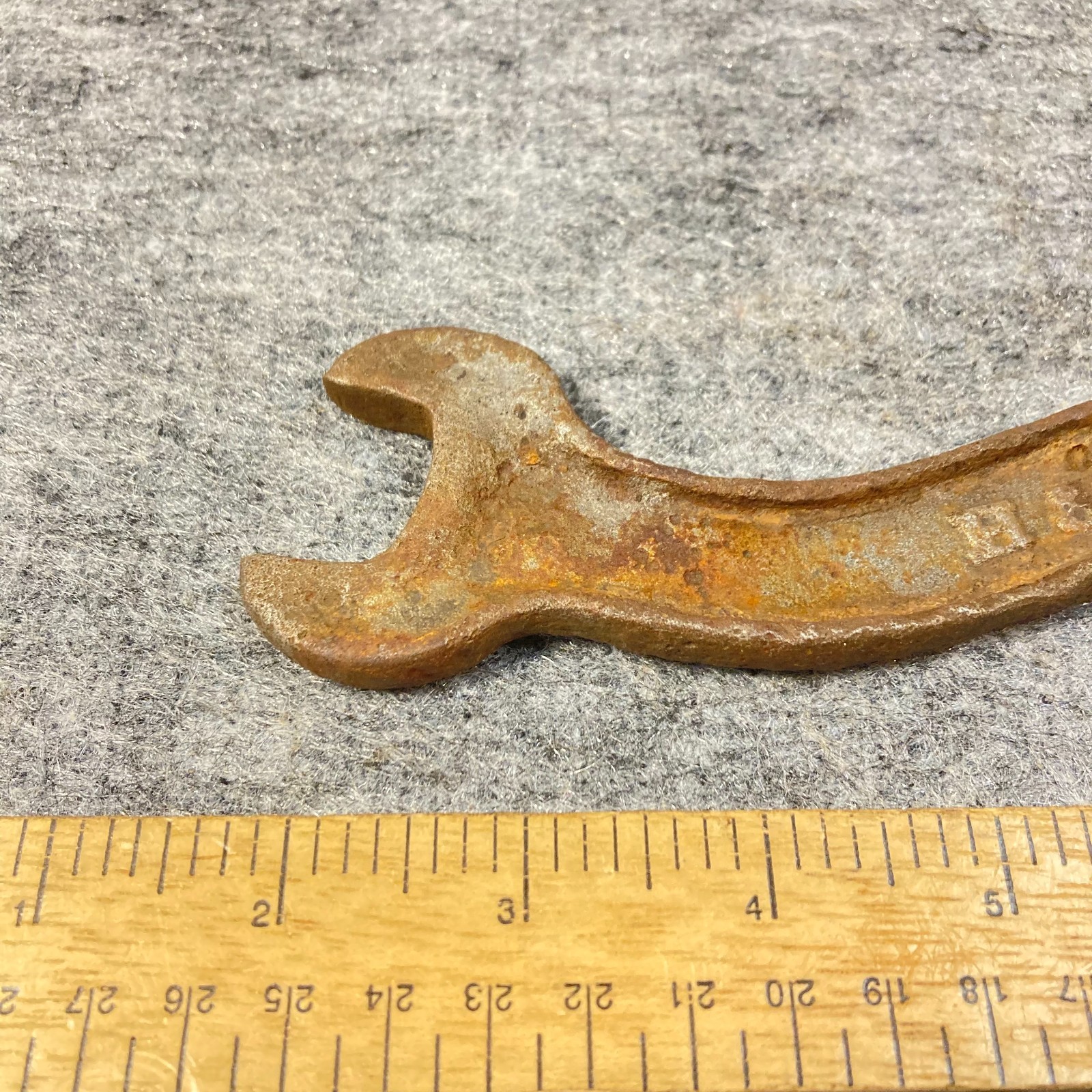 Antique S Wrench #H523 Farm Auto Machinery Tool USA