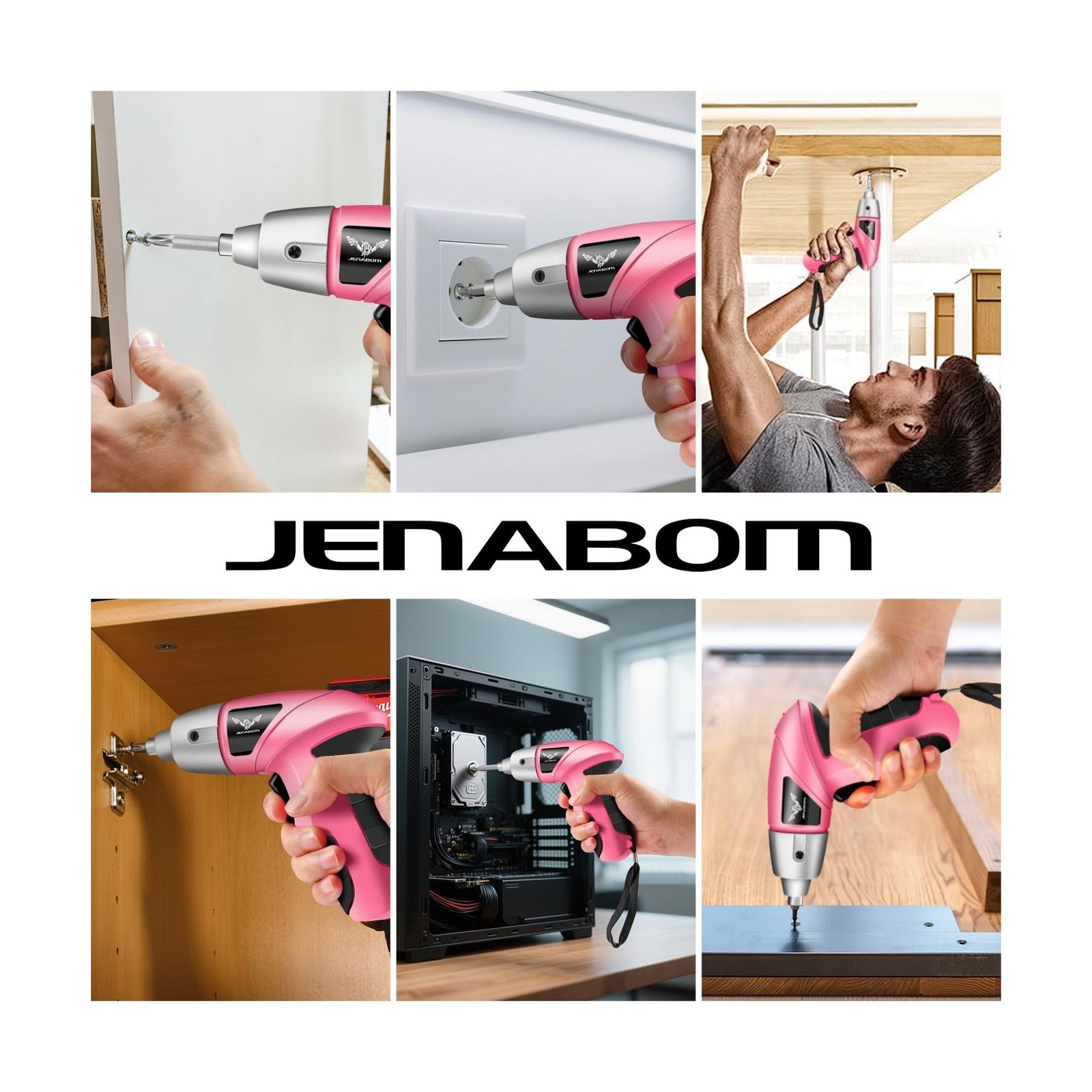 Cordless Screwdriver Rechargeable, Electric Screwdriver Cordless 24pcs, USB S…