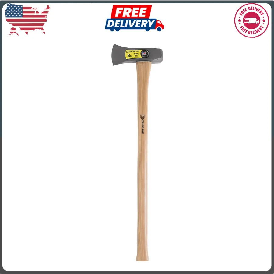 Collins 8 lb Single Bit Splitting Maul with 36 in Wood Handle