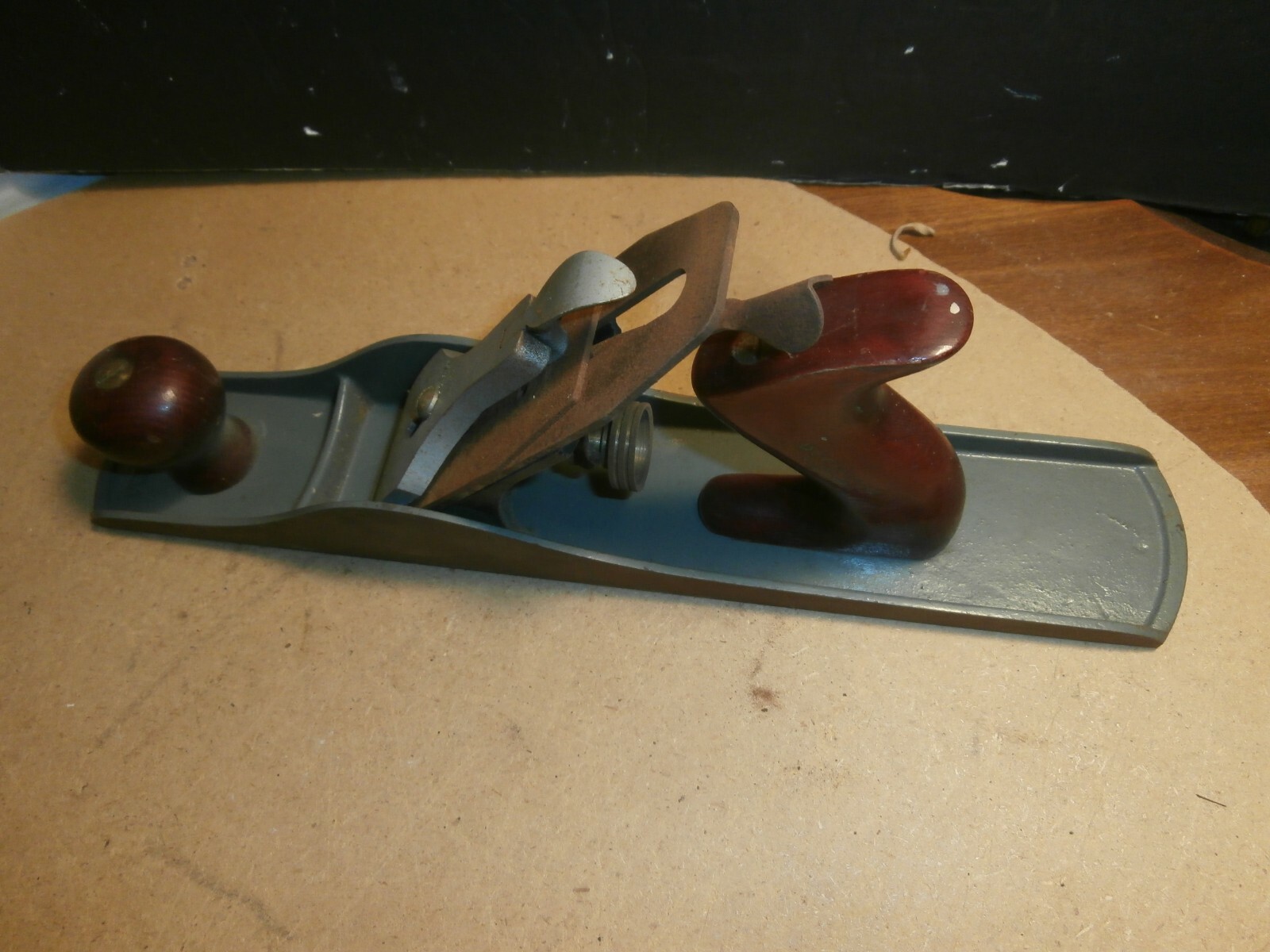 Vintage Stanley Defiance 14″ Long Wood Plane Smooth Bottom Blue Color #4 ?