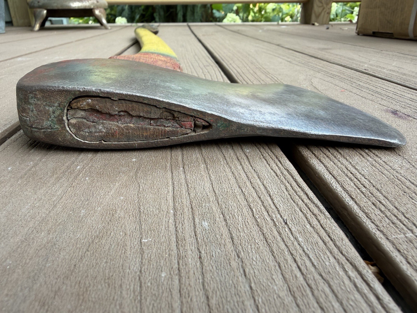 Vintage True Temper Kelly Works Michigan Pattern Axe 33.5” Original Handle