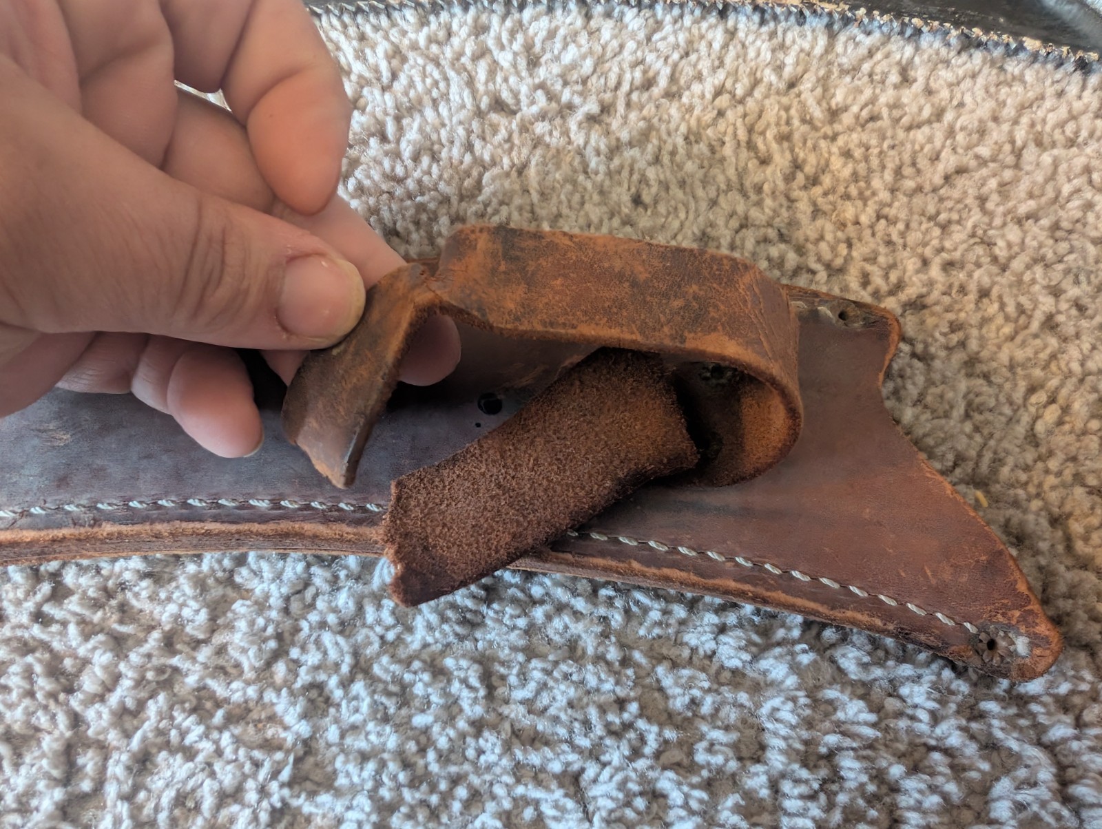 Vintage HFGP 10 120 1 Pruning Saw & Bolen Leather Case