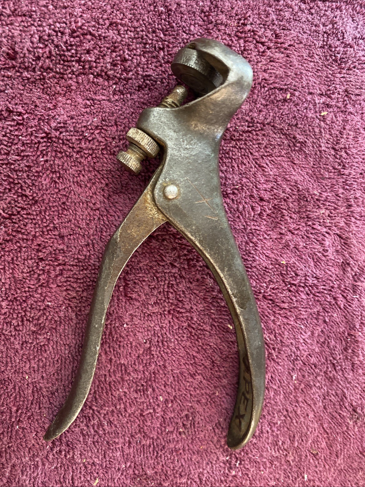 ANTIQUE Morrill’s APEX Hand Saw Tooth Setter Tool USA Woodworking
