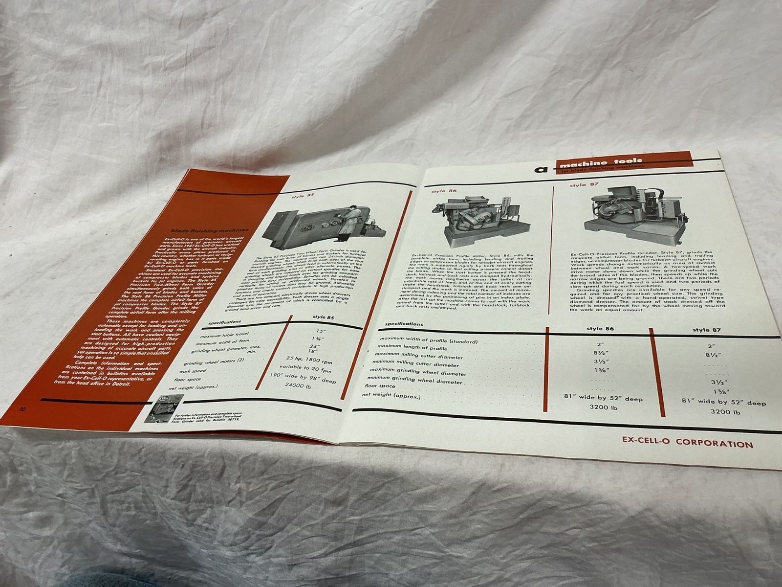 Vintage Ex-Cell-O XLO General Products Catalog No. 27312 1953