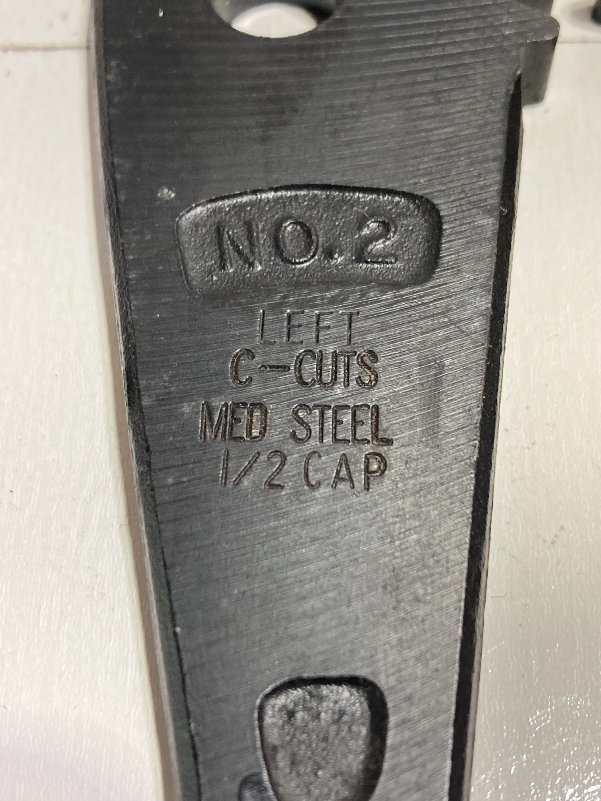 H.K. Porter HKP No. 2 Replacement Jaws Cutters Vintage New Old Stock