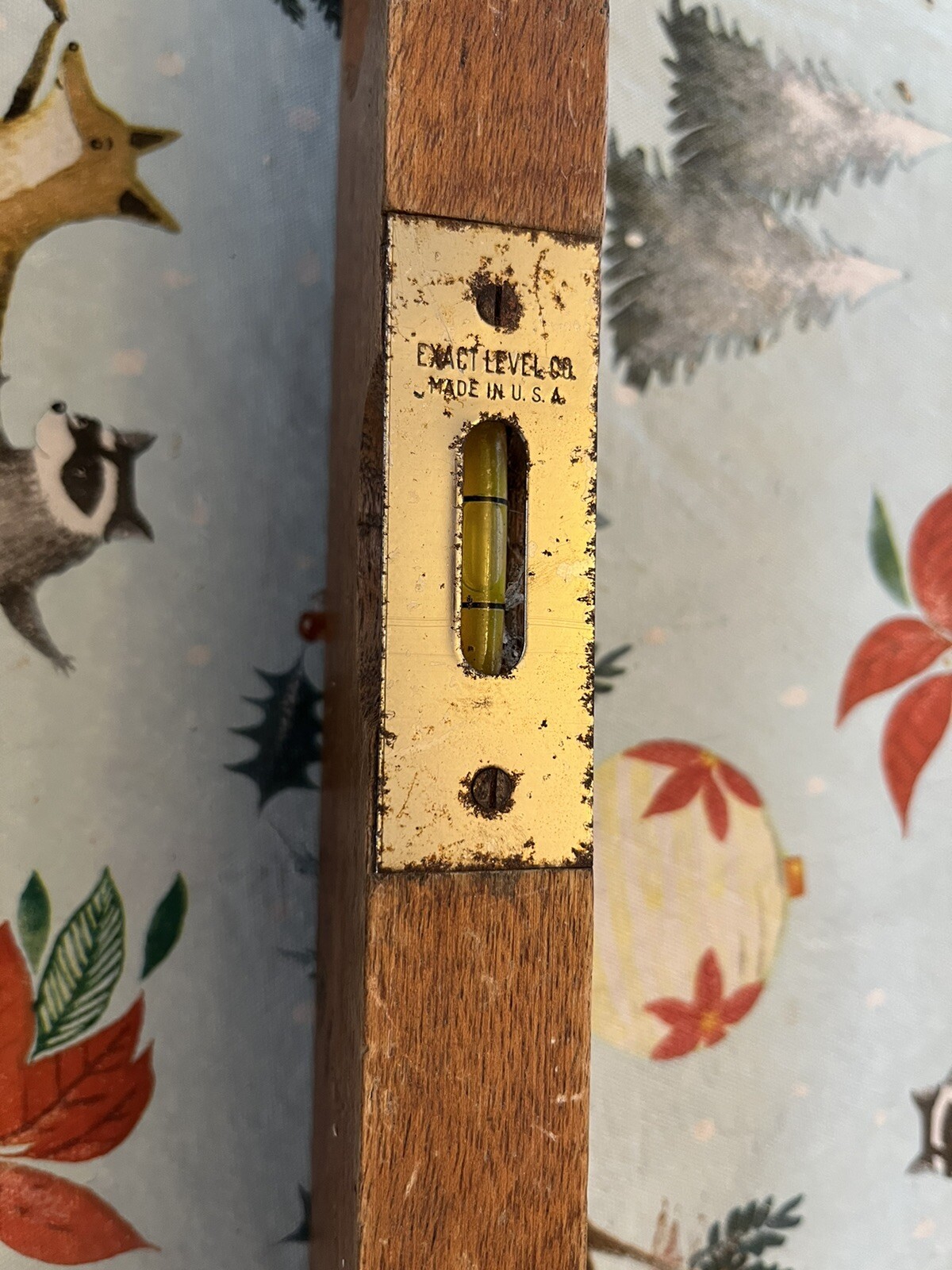 Vintage — Wooden Level — 18″ — Exact Level Co. — Made in USA