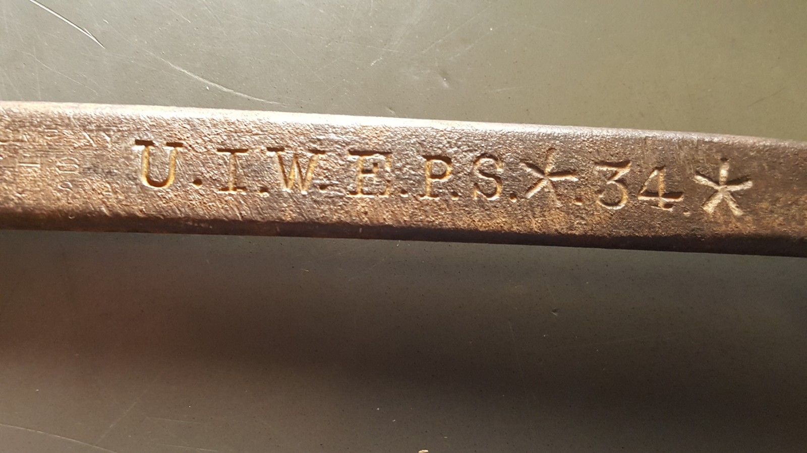 Vintage Goodell-Pratt Company TOOLSMITHS Hack/Coping Saw Marked U.I.W E.P.S*34*