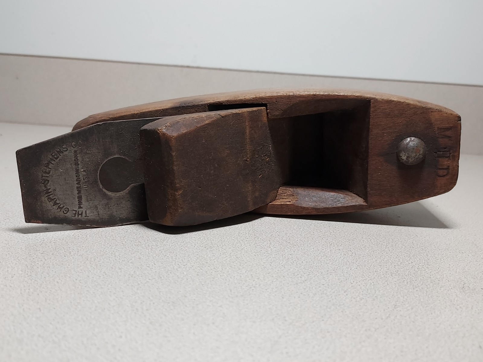 Lot of (2) Vintage Coffin Wood Block Planes (Chapin-Stephens & Ohio Tool Co.)