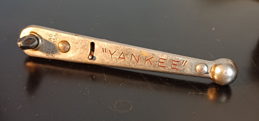 North Bros. YANKEE Ratchet No. 3412 PHILLIPS OFFSET RATCHET SCREWDRIVER