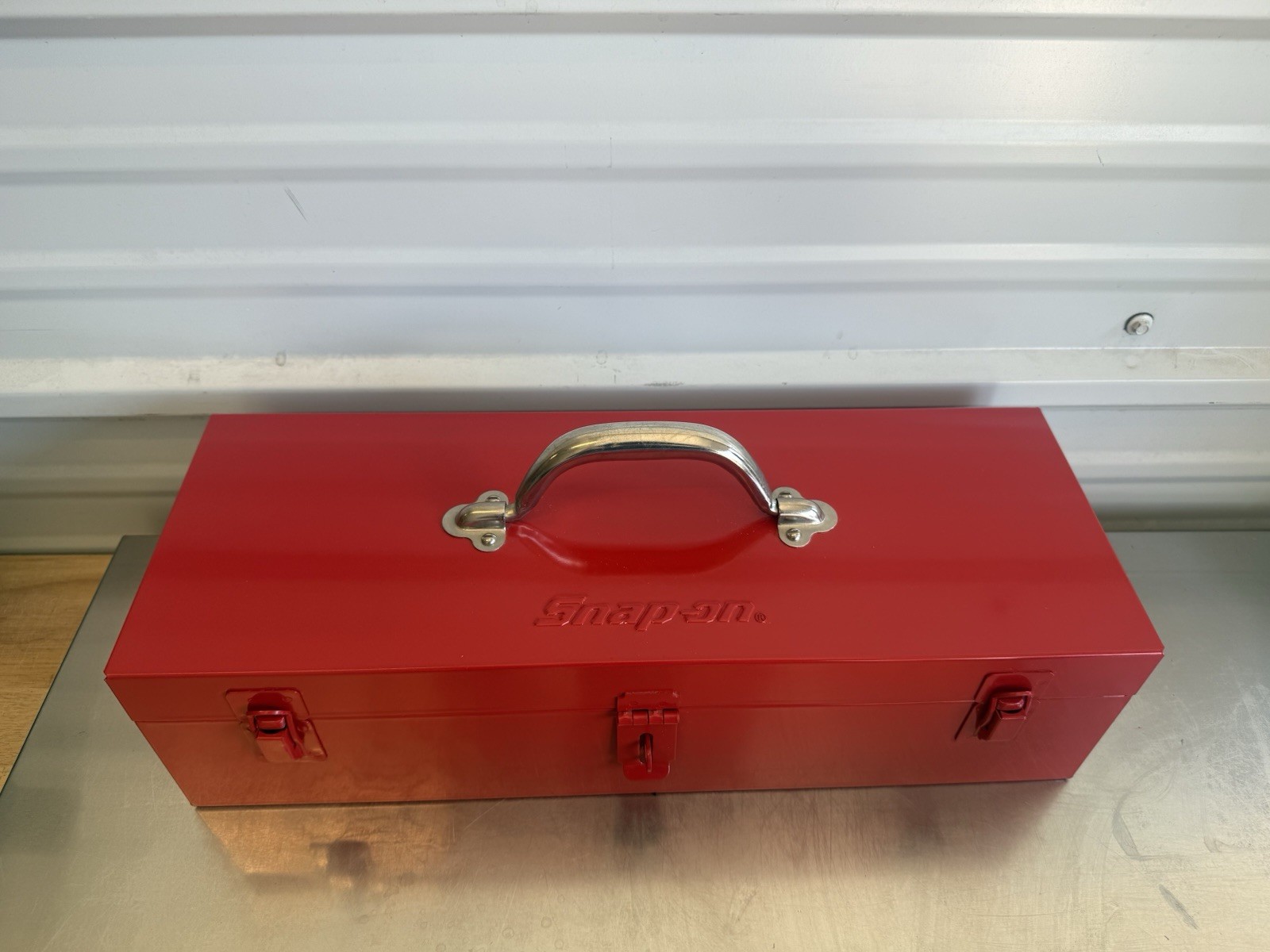 Vintage Snap On Red Handheld Tool Box Removable Divider Tray KRA 250B