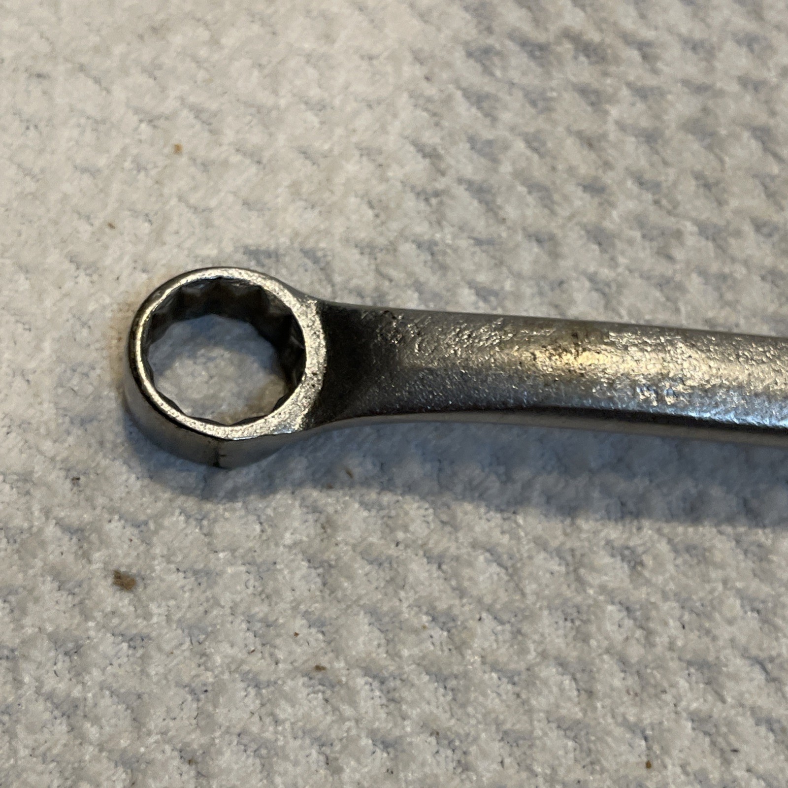Vintage Craftsman 1/2” x 9/16” Offset Double Box End Wrench =V = Forged USA.