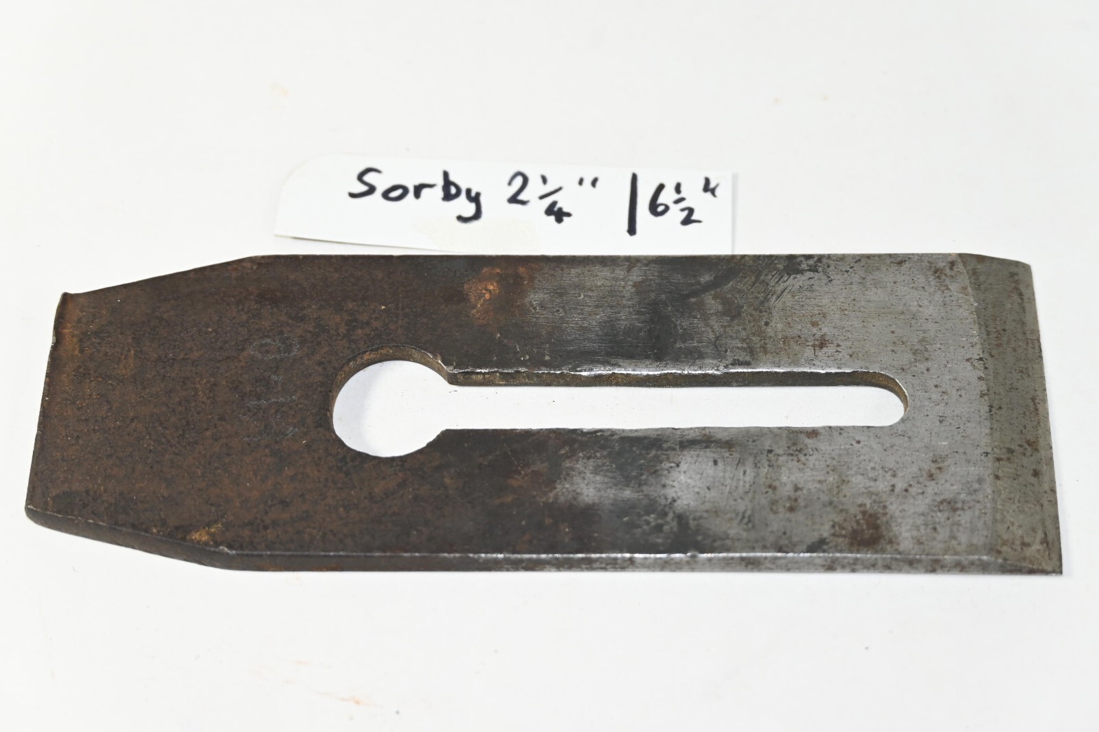 Parallel Iron for English Wood filled Plane 2 1/4″ width 6 1/2″ long by Sorby