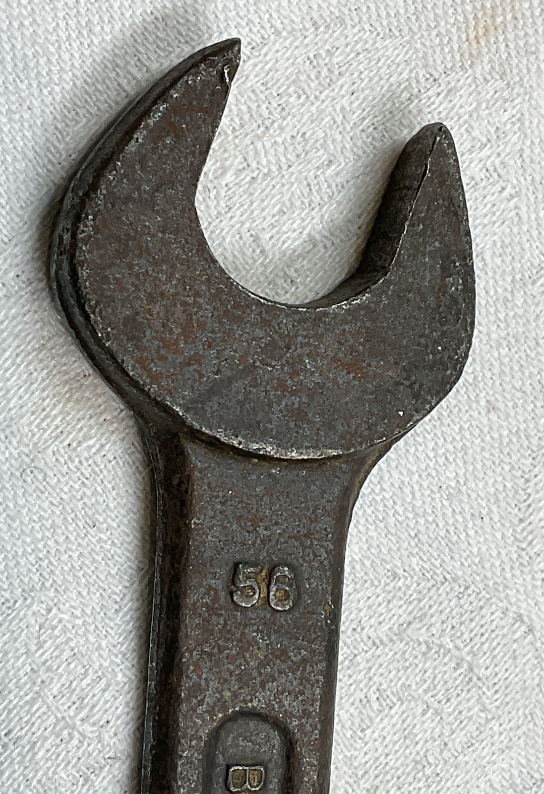 DROPSTAMCO VINTAGE OPEN SPANNER WRENCH TOOL KIT CLASSIC CAR 9/16 5/8 AF AUTO ENG