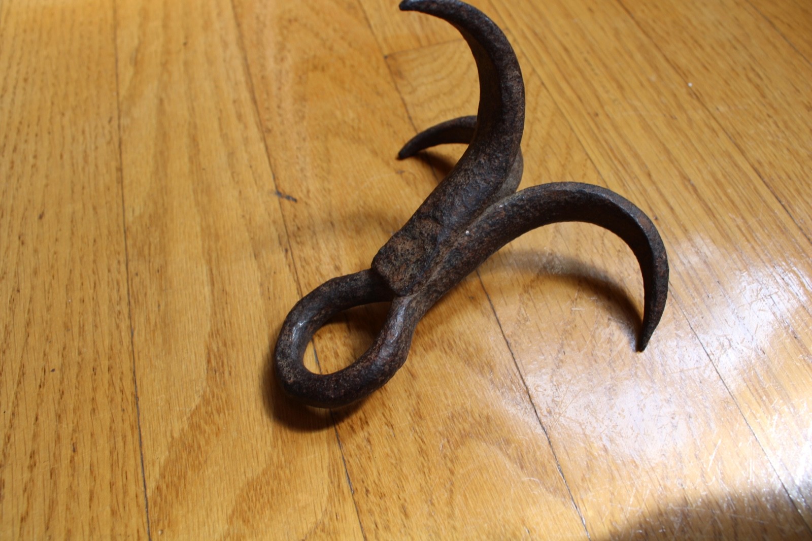 Vintage Blacksmith Made 3 Prong Grappling Hook