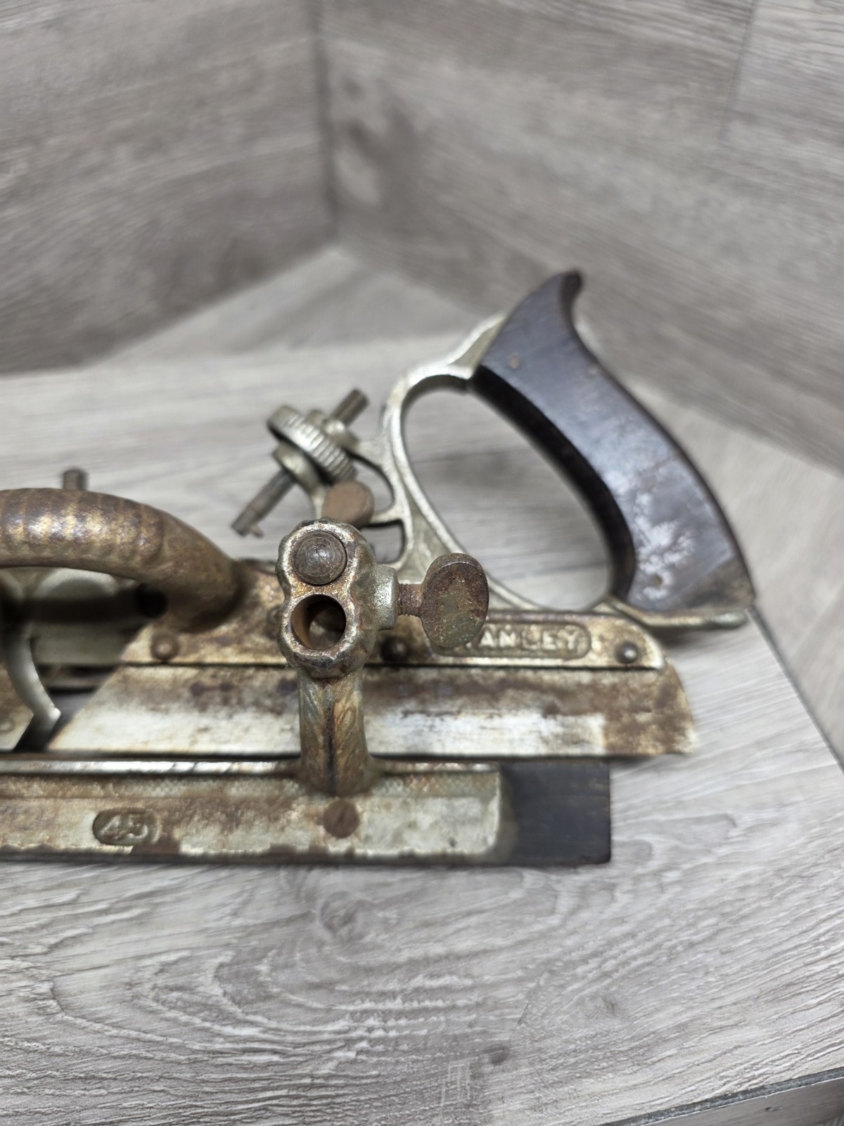 Antique Stanley Brand No. 45 Combination Wood Plane * Pat Jan 22 1895 READ!!