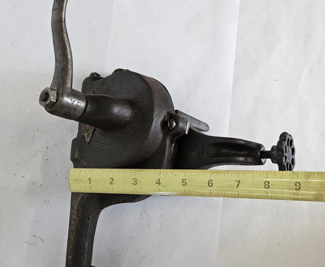 Vintage Best Maide No. 51 Dimo-Grit Bench Grinder By Luther Mfg. Co, 1910-1920