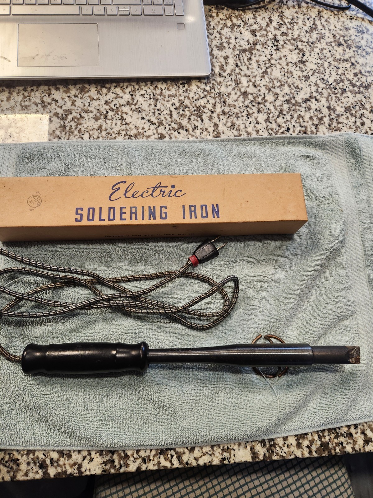 Vulcan soldering iron USA Very good tested box