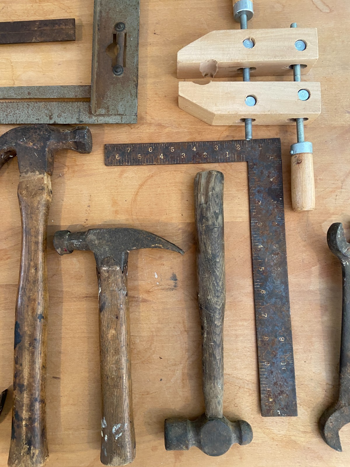 Mixed Lot Vintage Hammers and other Tools