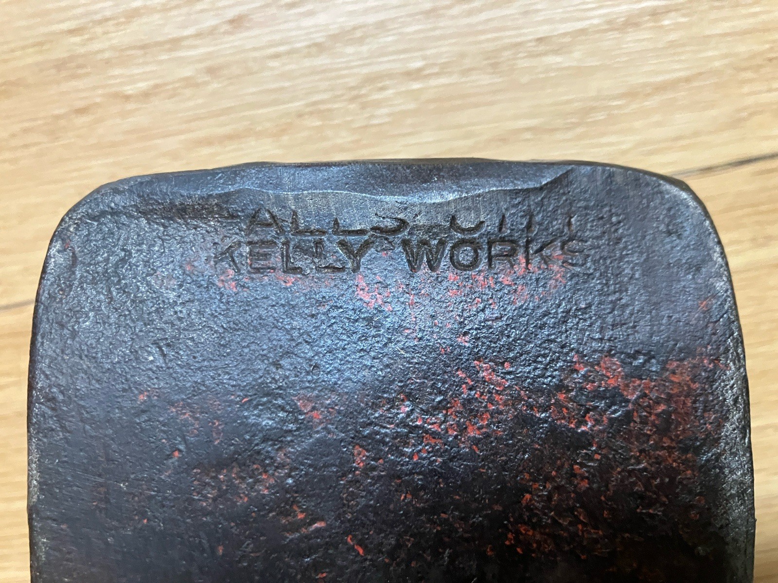 FALLS CITY KELLY WORKS SINGLE BIT AXE HEAD – VINTAGE USA LOGGING CAMP BUSHCRAFT