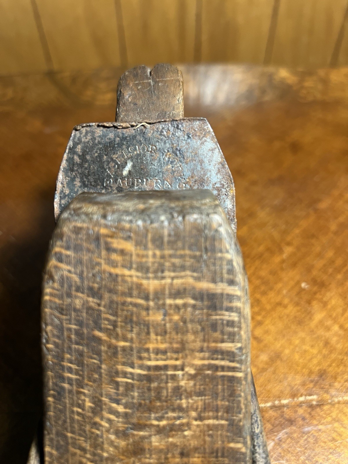 2 Auburn Tool Company Antique Wood Plane With New York Tool Company Block