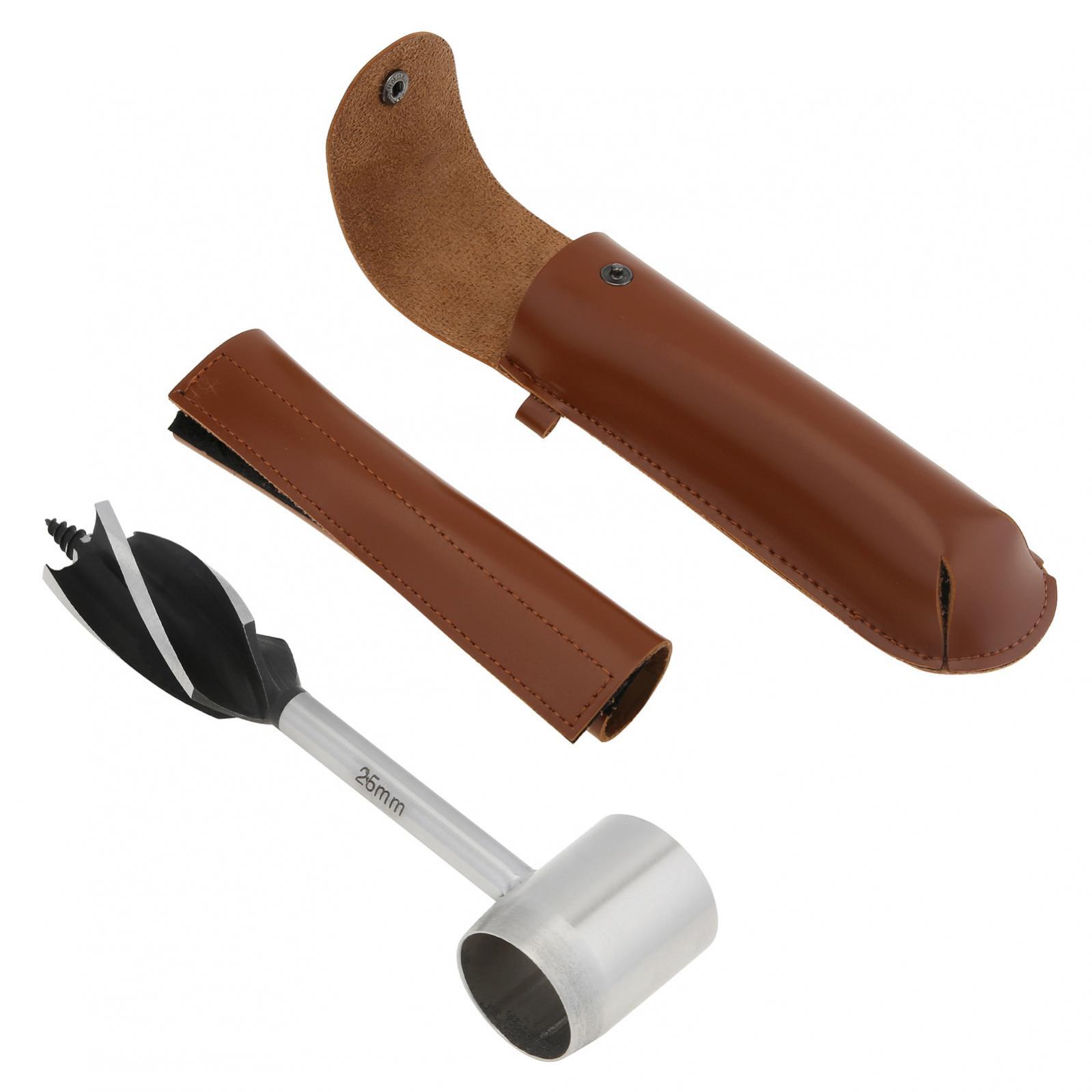 Hand Auger Wood Drill Manual Wood Hole Maker Wrench Survival Tools for Camping