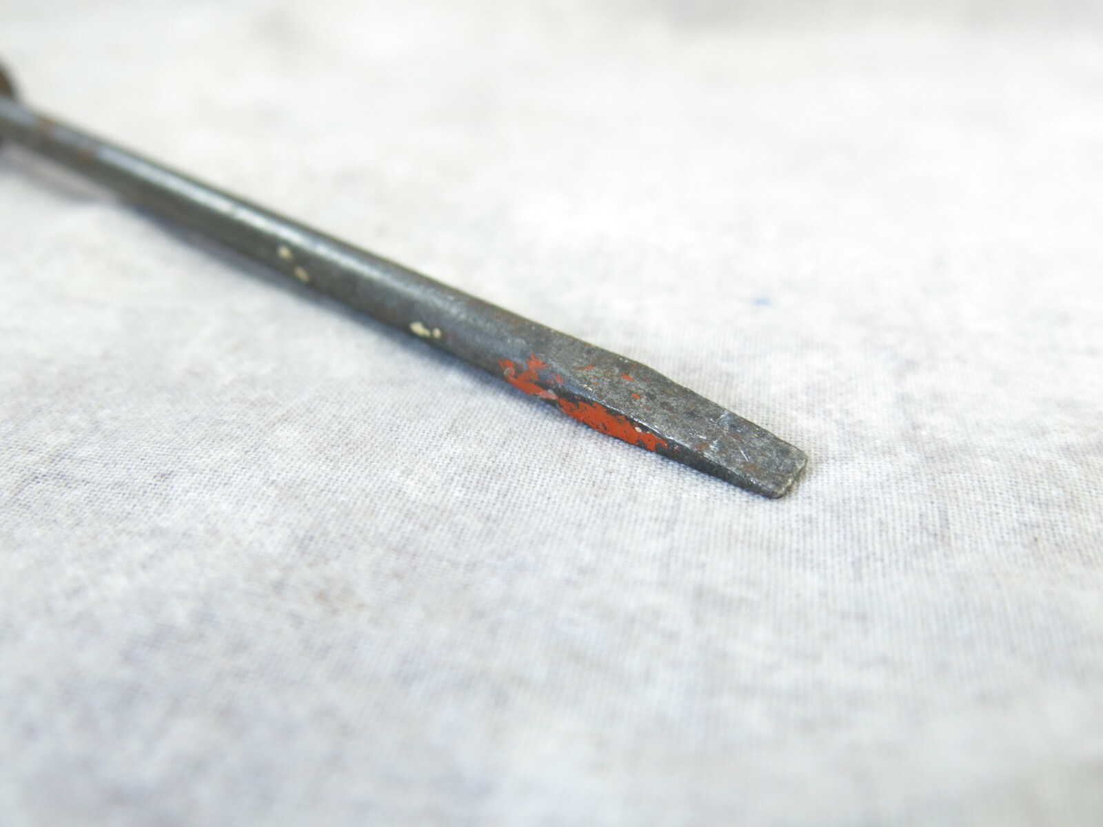 Vintage Wood Handle Screwdriver Stamped BP’T HDW’E USA Maybe Bridgeport Hardware