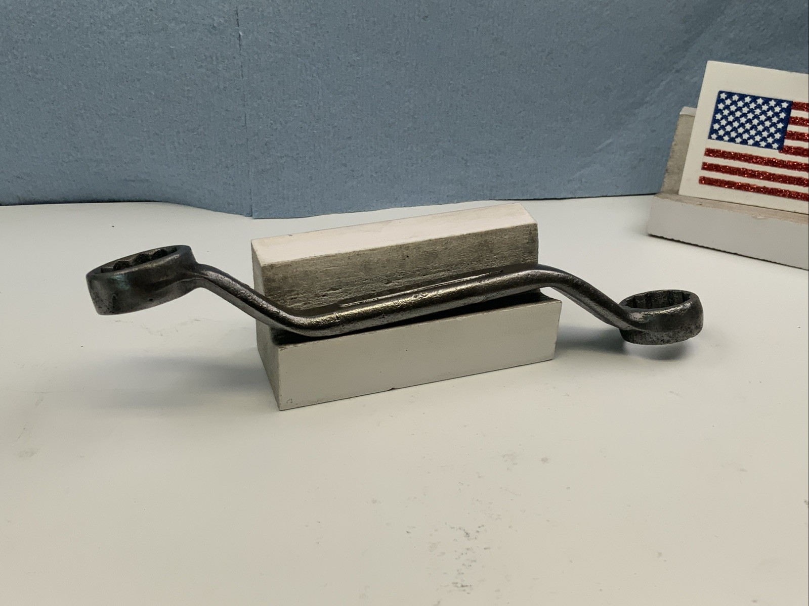 BARCALO-BUFFALO 1/2in. X 9/16in. Offset 12pt Box End Wrench, USA