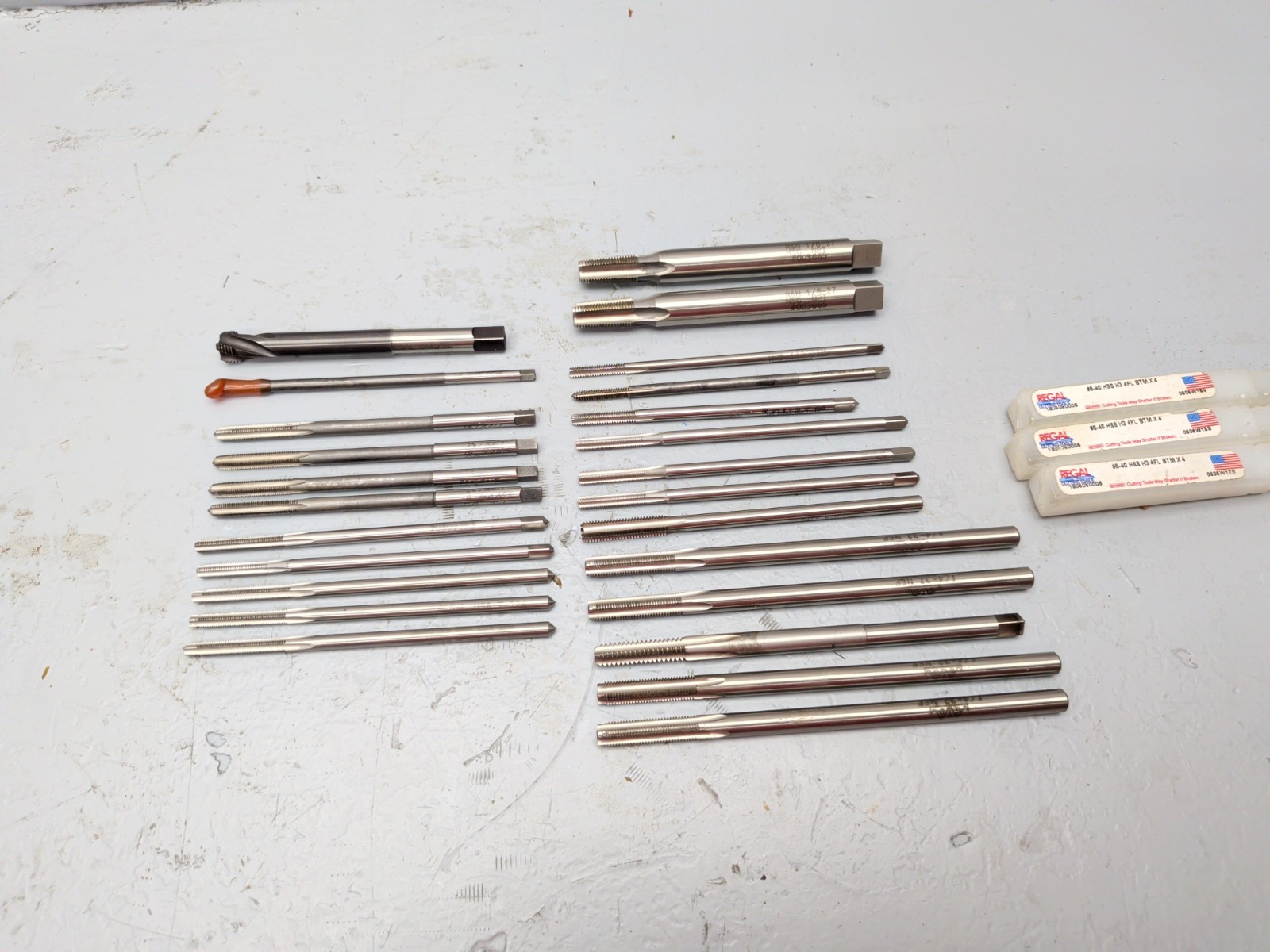 NOS G.T.D., REGAL, DETROIT EXTENSION LONG TAPS, ALL USA MADE, 24PCS, 3/8″…..