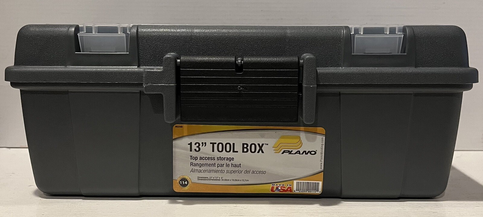 Plano Model 114 Plastic 13” Tool Box Fishing Tackle Storage Trinket Art Craft