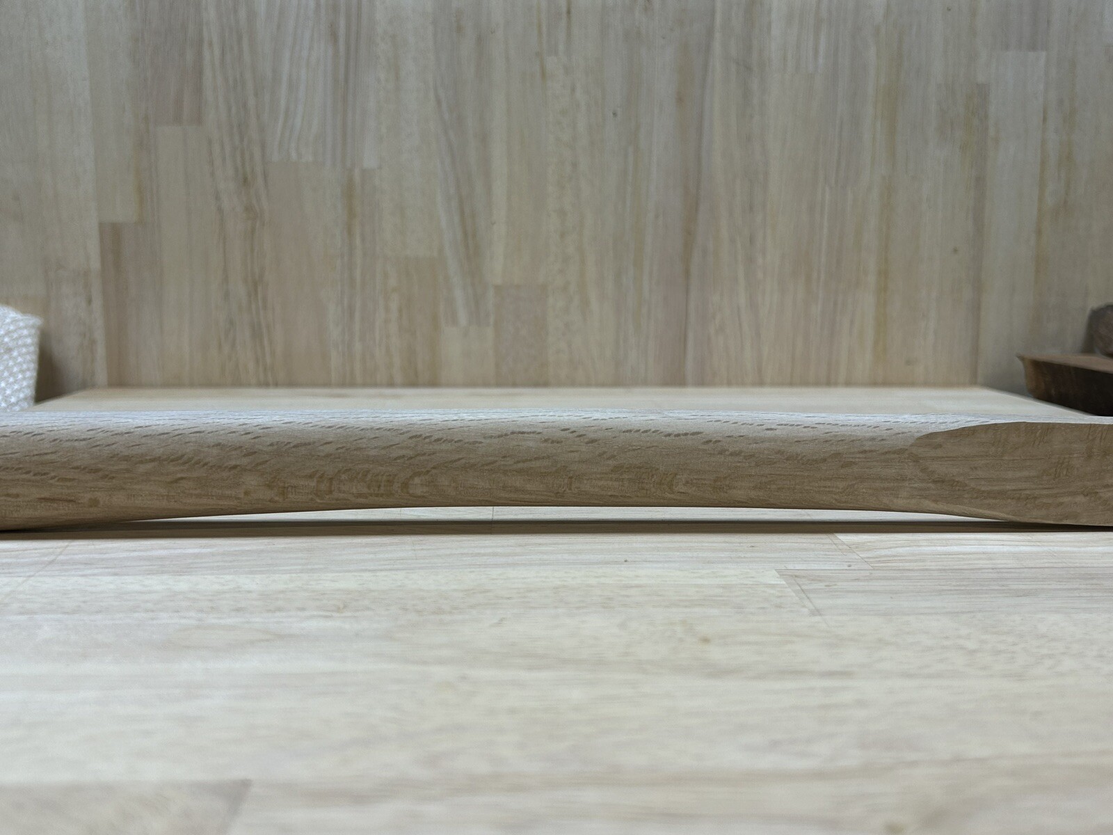 Japanese Hammer (Genno) Curved Oak Medium (中) Handle. New Old Stock.