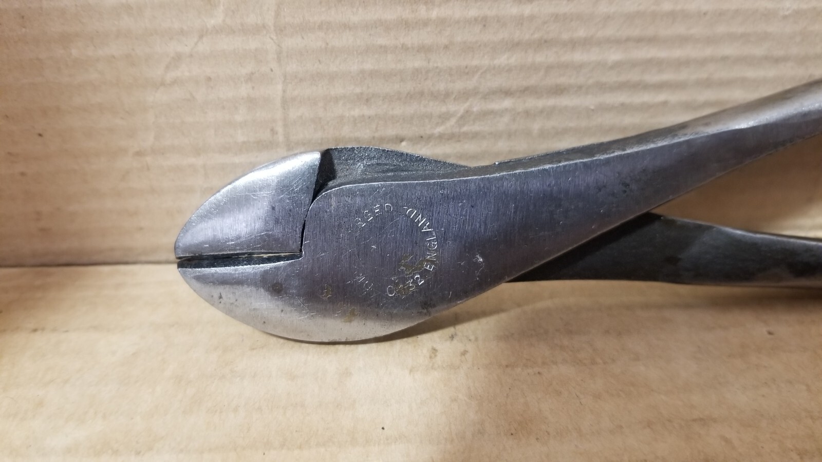 Vintage Diagonal Wire Cutting Pliers Drop Forged England , VGC