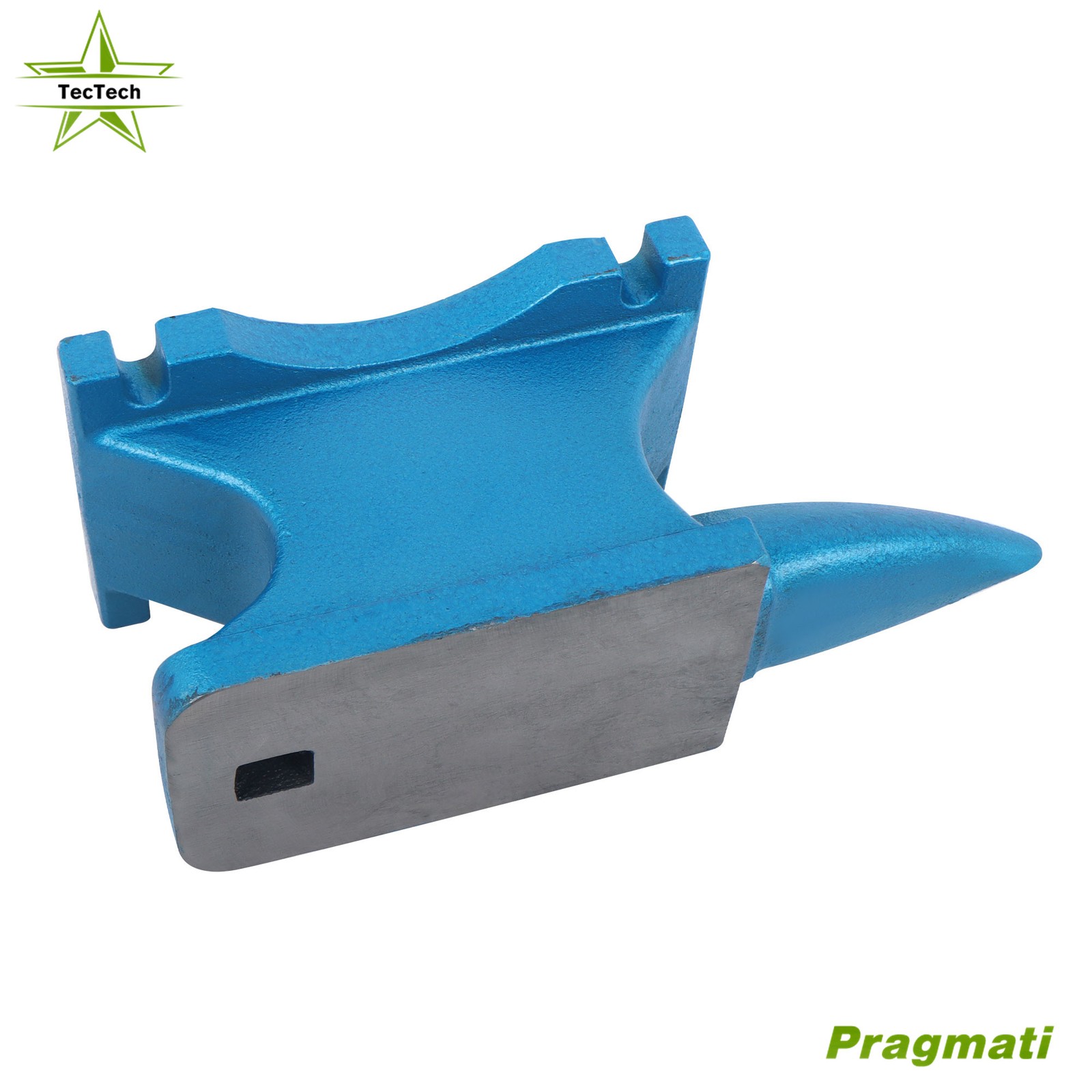 44 lb Blacksmith Anvil Cast-Iron Metal 20 kg Heat Treated Long Round Horn