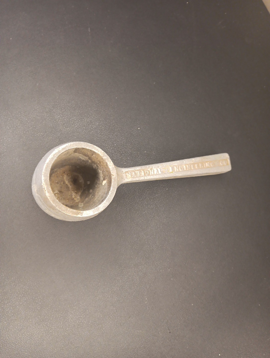 Vintage 1950 Sand Cast Aluminum Measuring Device from National Engineering Co.